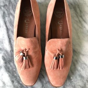 Like New Jeffrey Campbell Pink Suede Tassel Loafer